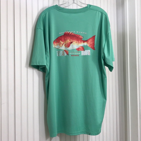 Southern Marsh Other - Southern Marsh Bimini Green Snapper Field Tec Tee